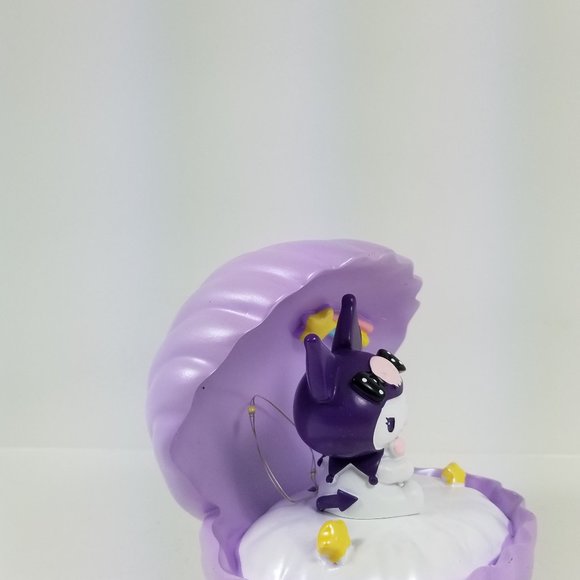 Sanrio  Kuromi Shell with rainbow, stars and cloud Led Night Light /Cake topper - Picture 13 of 16